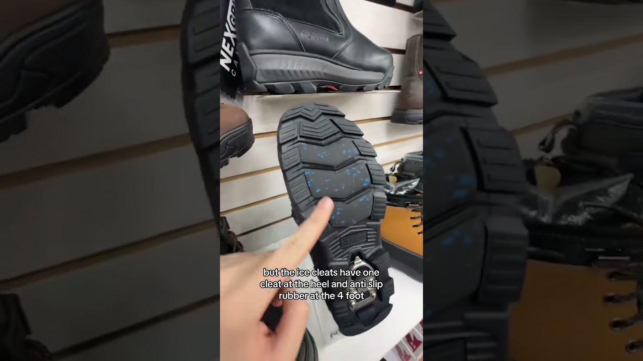 Kt&oacute;re buty zimowe są lepsze: Ice Grippers czy Ice Cleats? 🤔 #zima #buty #butyzimowe #sezonbut&oacute;w