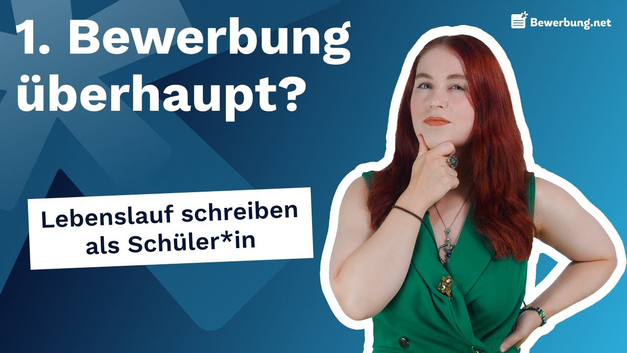 Lebenslauf als Schüler:in schreiben, ganz entspannt