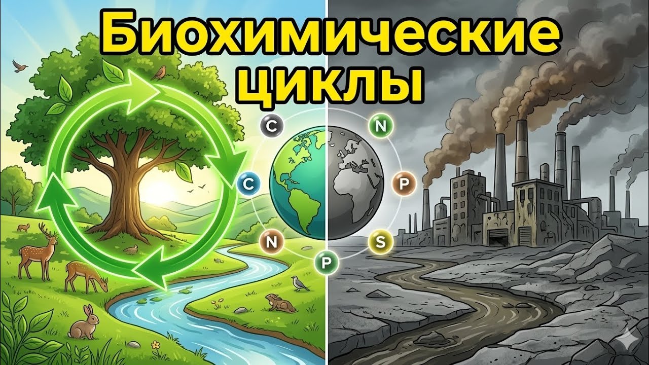 §30  Из чего мы состоим на самом деле? Вся правда о круговороте веществ | Биология 