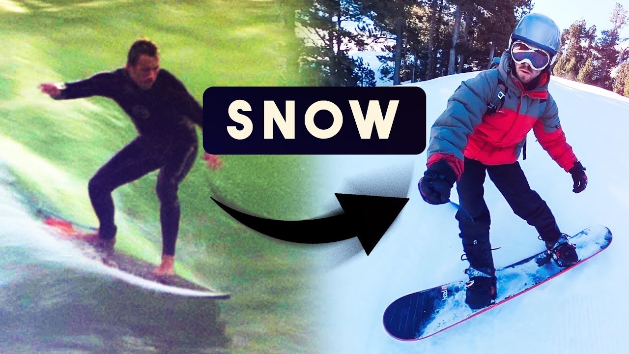 Un SURFEUR TESTE le SNOW pour LA PREMIÈRE FOIS (Ça tourne bien 🥶)