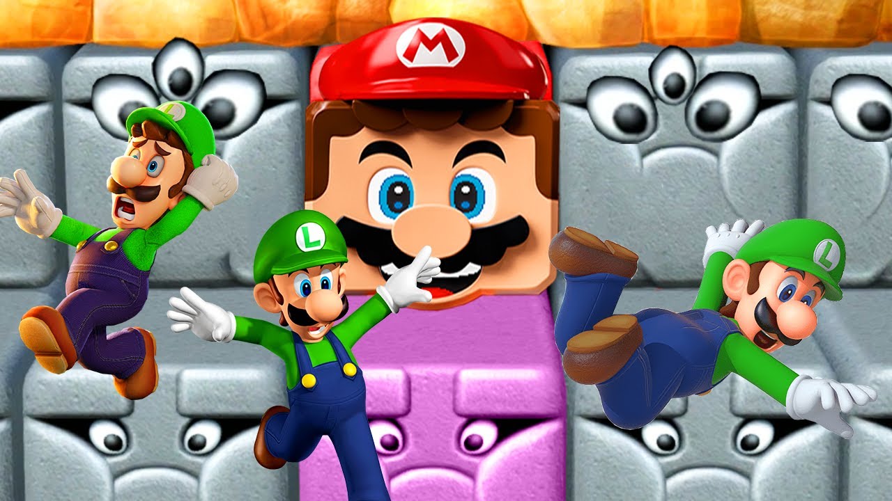 Mario Party 10 - Bad Day of Luigi vs All His Friends