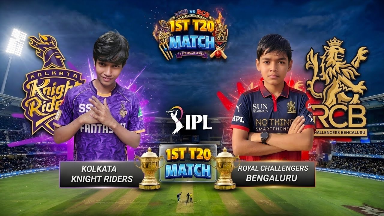 RCB vs KKR 1st T20 Match Highlight 😱🔥 Full On Drama #ipl #rcb 
