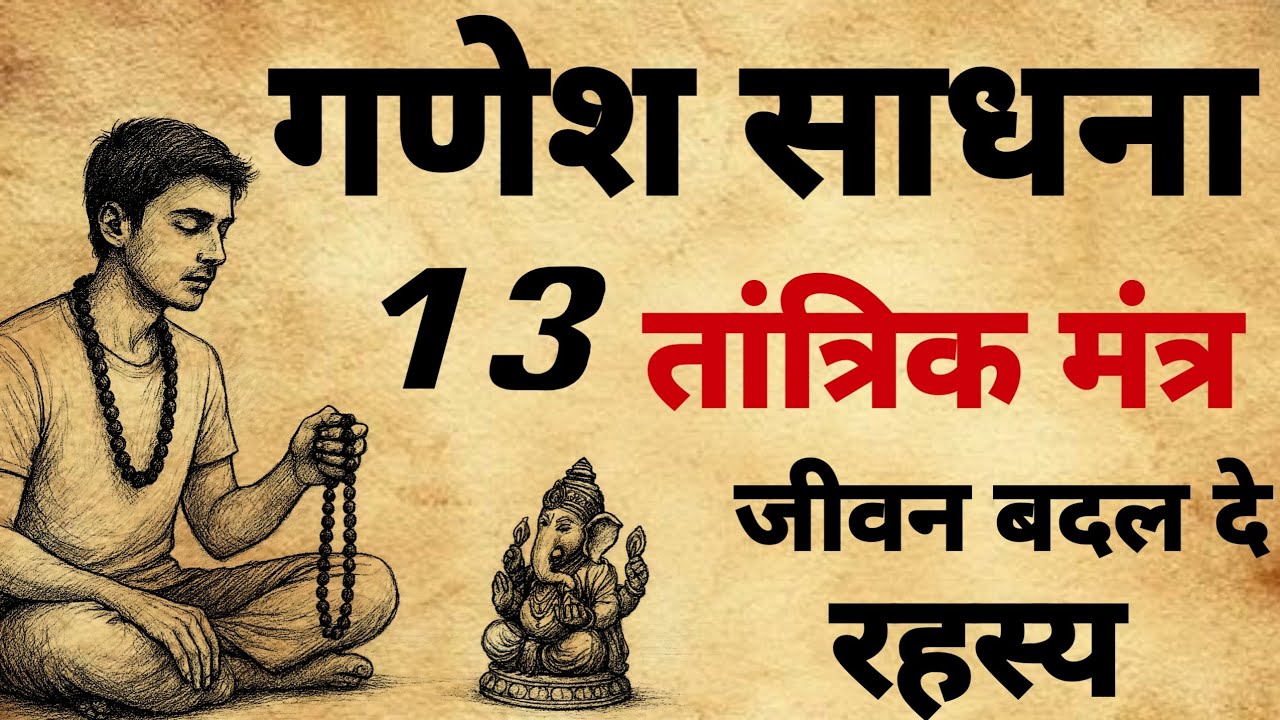 Ganesh Sadhana | गणेश साधना विधि |13 शक्तिशाली मंत्र |#ganeshmantra