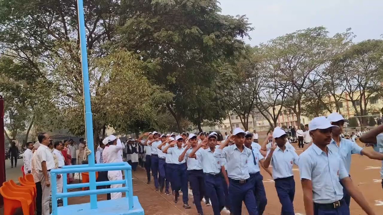 सुलाखे हायस्कूल, बार्शी. प्रजासत्ताक दिन परेड