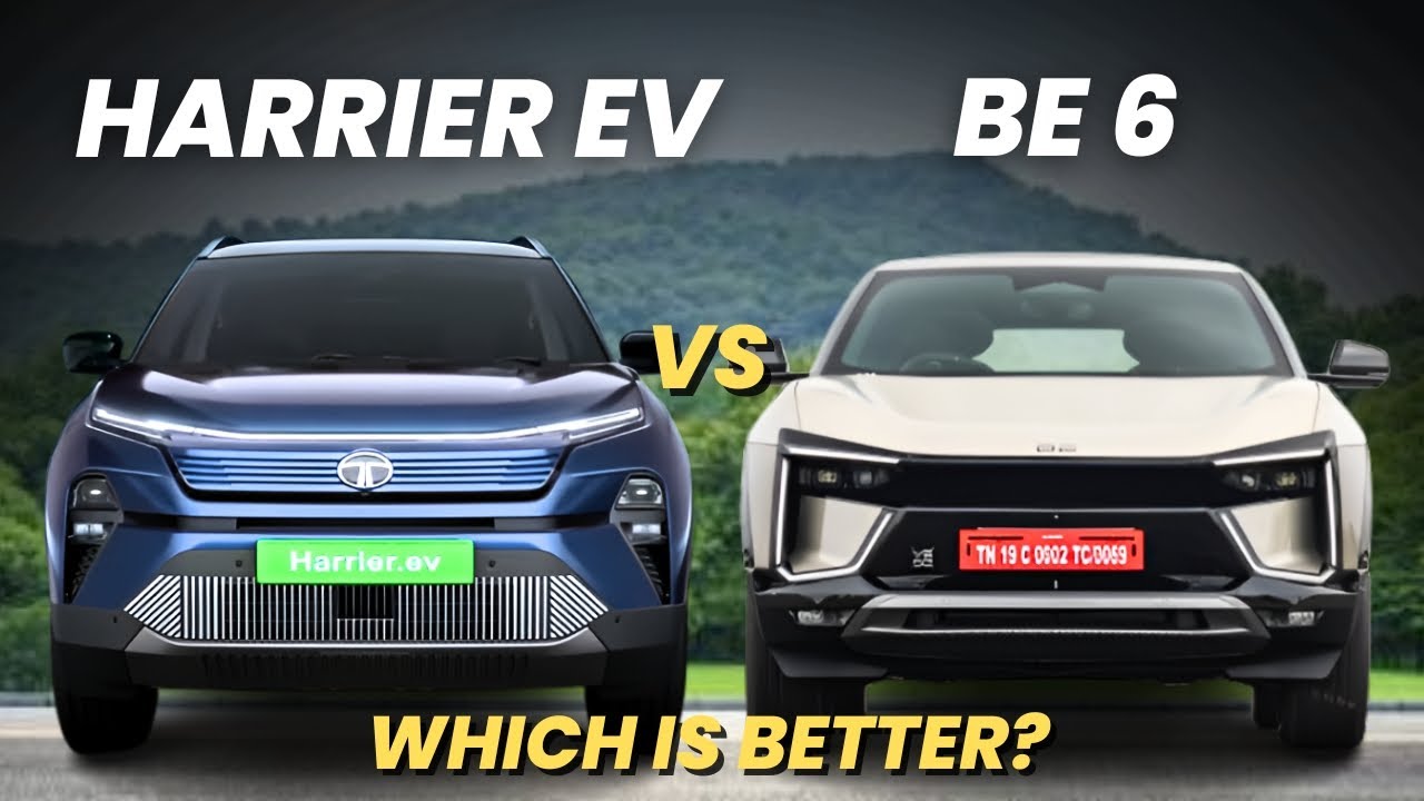 Tata Harrier EV vs Mahindra BE 6 | Which is Best? | harrier ev vs be 6e