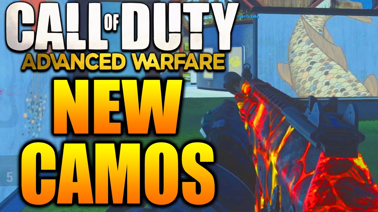 NEW CAMOS in Advanced Warfare! Magma, Lightning, Creature, & Nanotech! (COD AW Micro DLC)