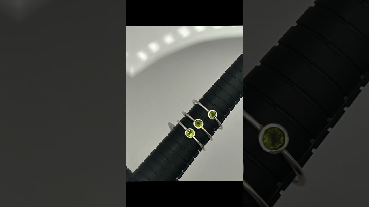 Delicate Peridot Ring at Island Rock and Gem