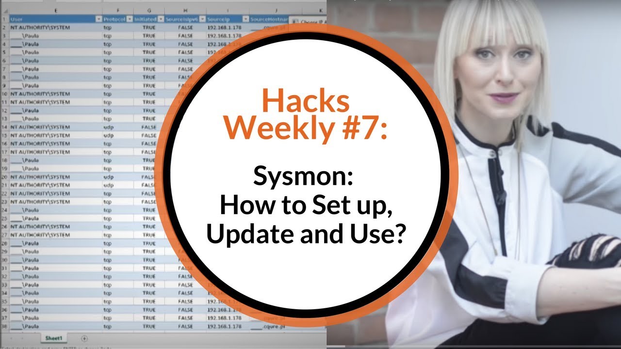 Hacks Weekly #7: Sysmon - how to set up, update and use?