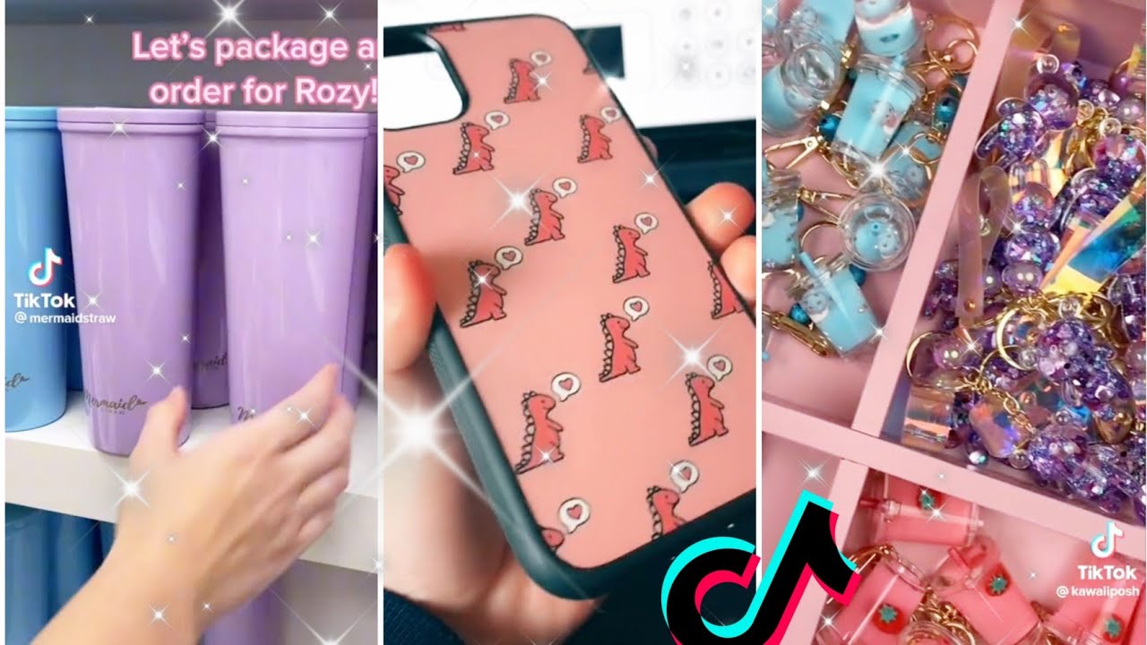 small business packaging orders tiktok compilation + Link 🍓🍇