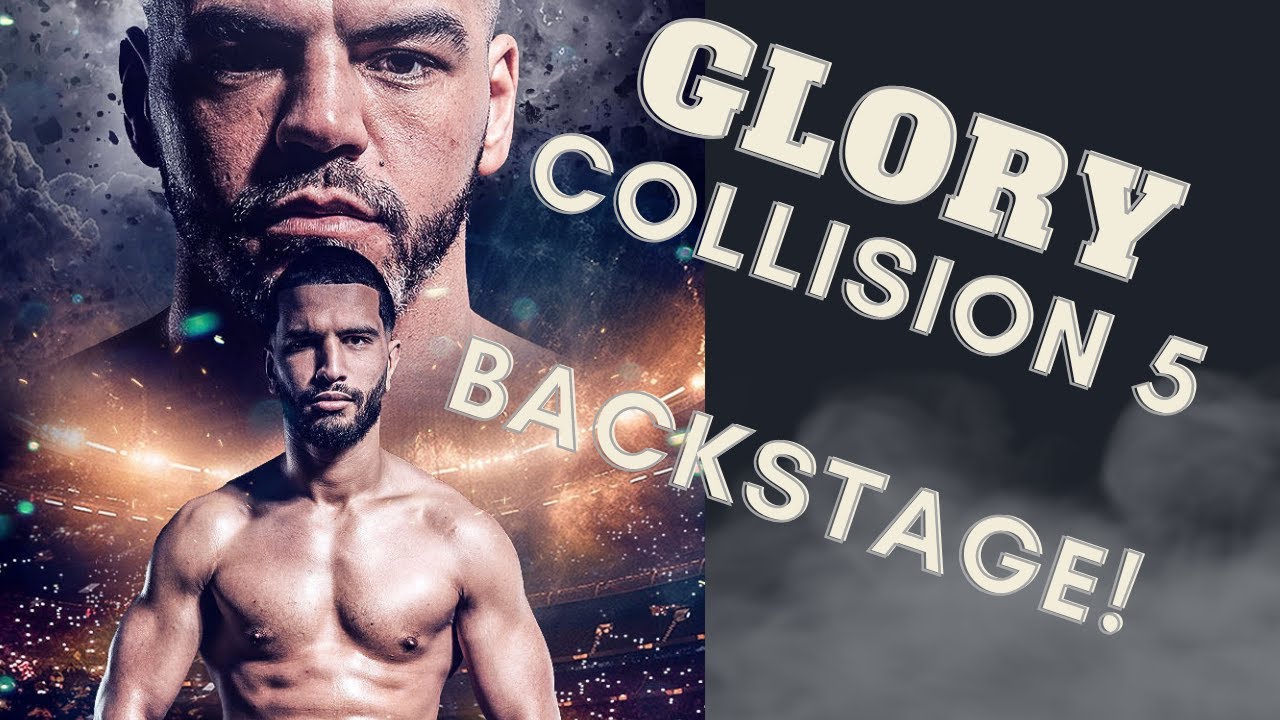 Glory Collision 5 Backstage! Met Tarik Khbabez en Michael Boapeah