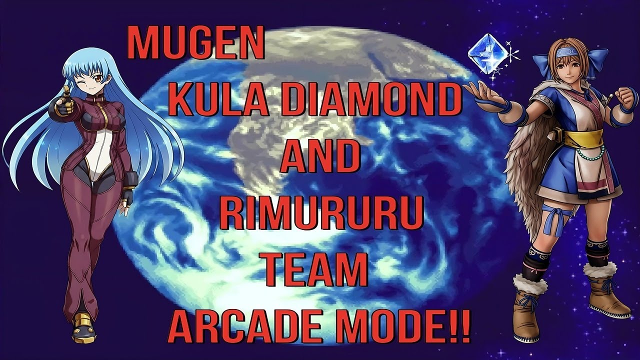 MUGEN Kula Diamond (Pots) And Rimururu (KOF Anthology Style) Longplay!!