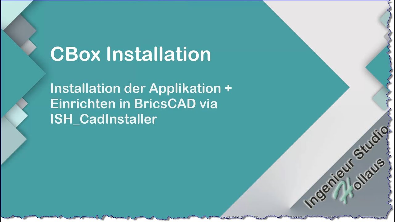 CBox Installer BricsCAD