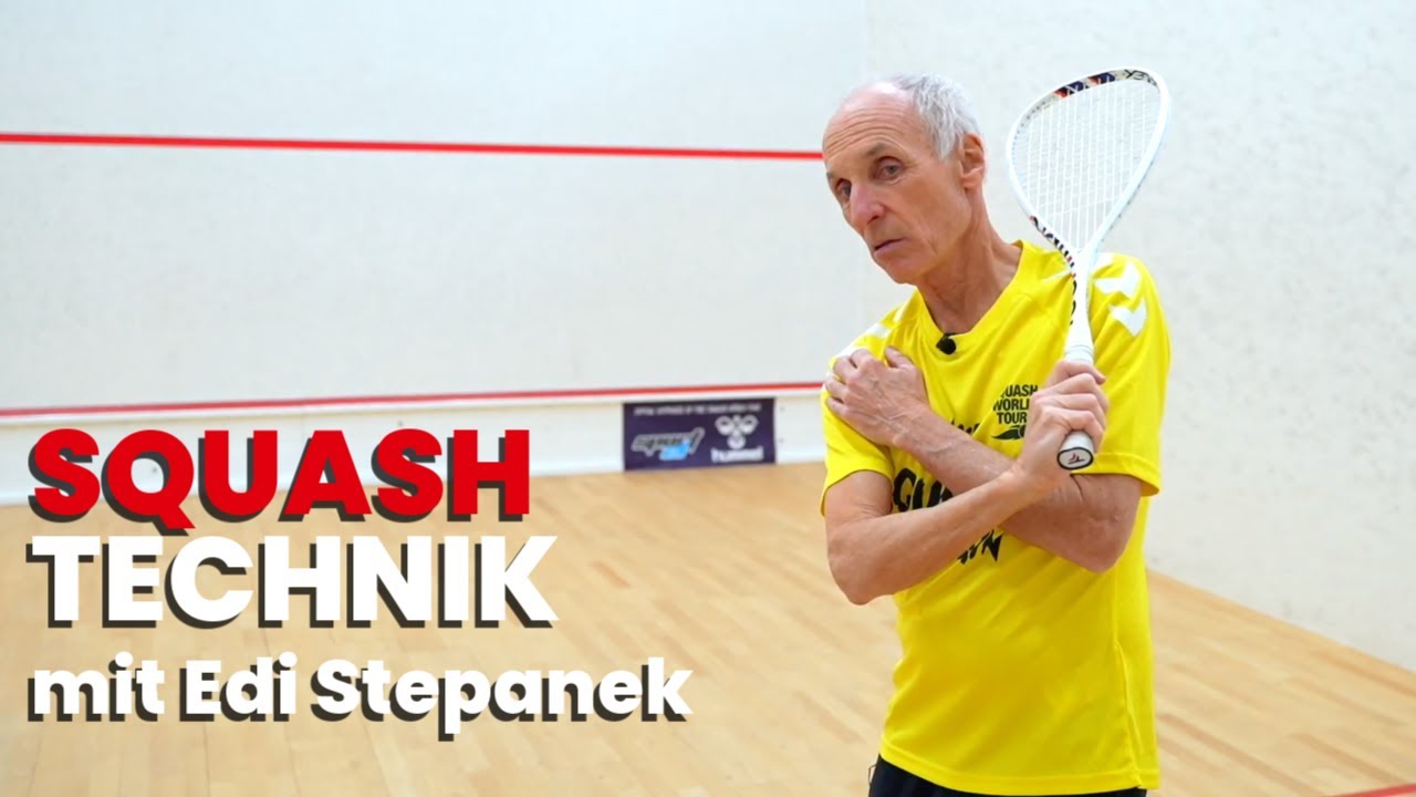 Squash Schlagtechnik: Vorhand & Rückhand richtig lernen – mit Edi Stepanek