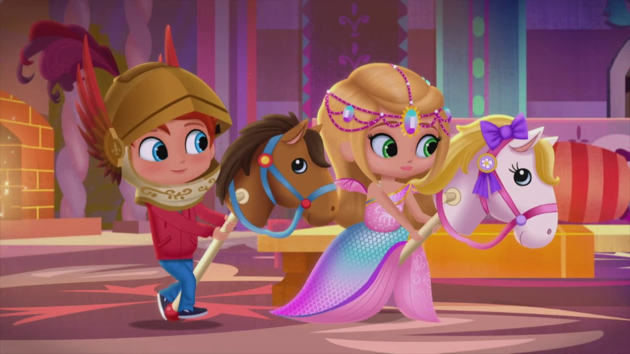 Shimmer and Shine  - Genie dress up dance supercut