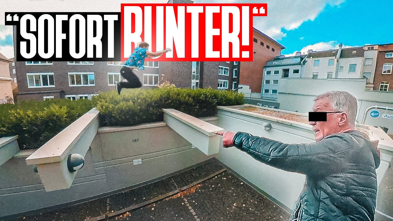HAUSBESITZER macht STRESS! | Bester Parkour Spot in Essen?!