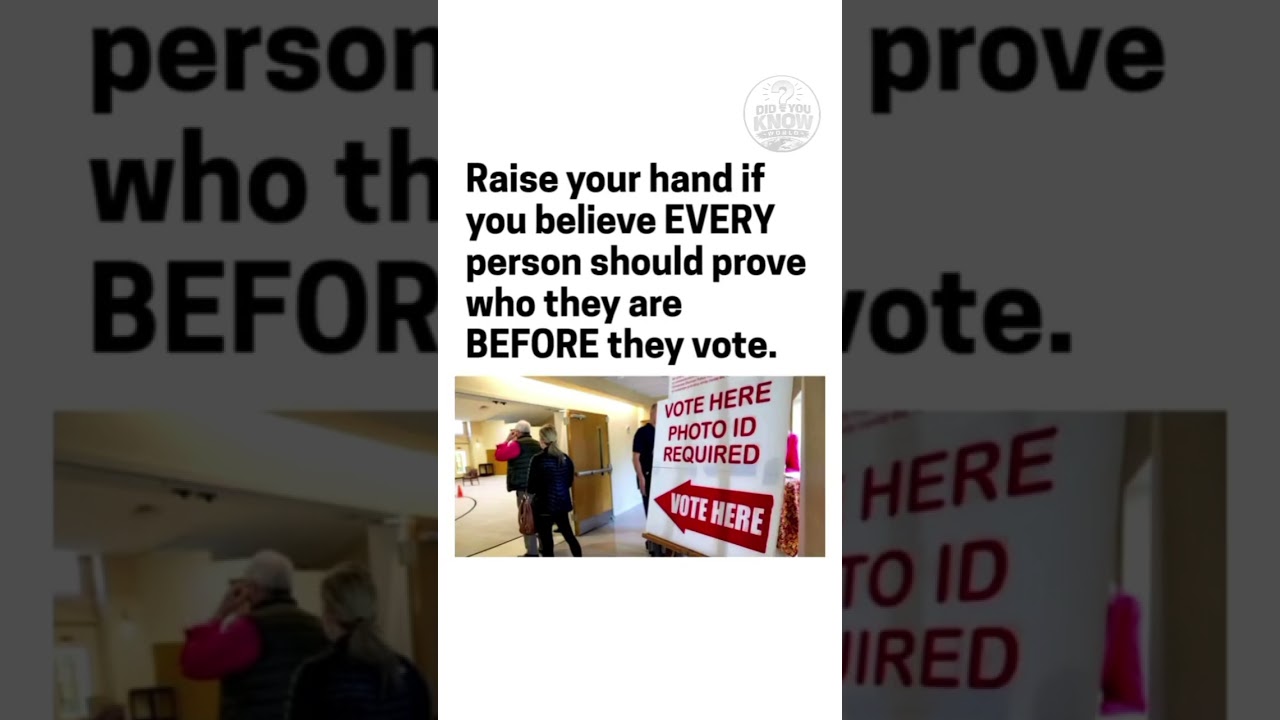 The Voter ID Debate Is Escalating Again... Where Do You Stand? 🗳️