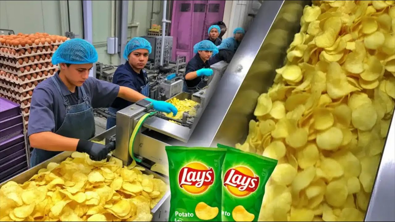 How LAYS Chips Are Made in Pakistan 🇵🇰 | Inside Snack Factory | Street food factory