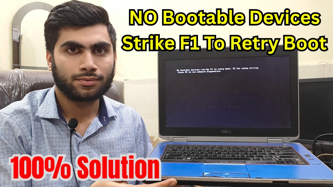 Laptop Is Not Booting | No Bootable Devices Strike F1 To Retry Boot | No Bootable Devices Found |