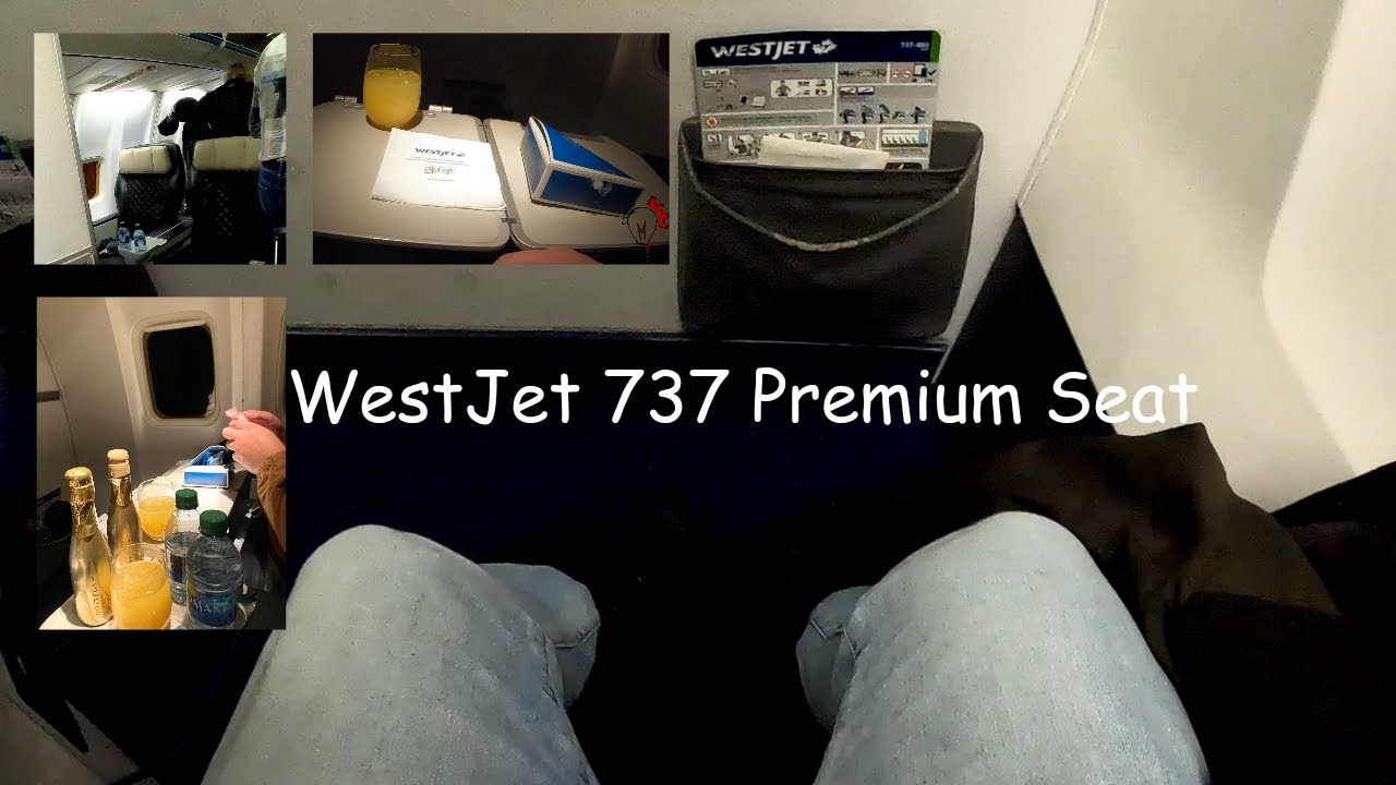 WestJet Premium Seat Boeing 737 | Calgary YYC to Vancouver YVR