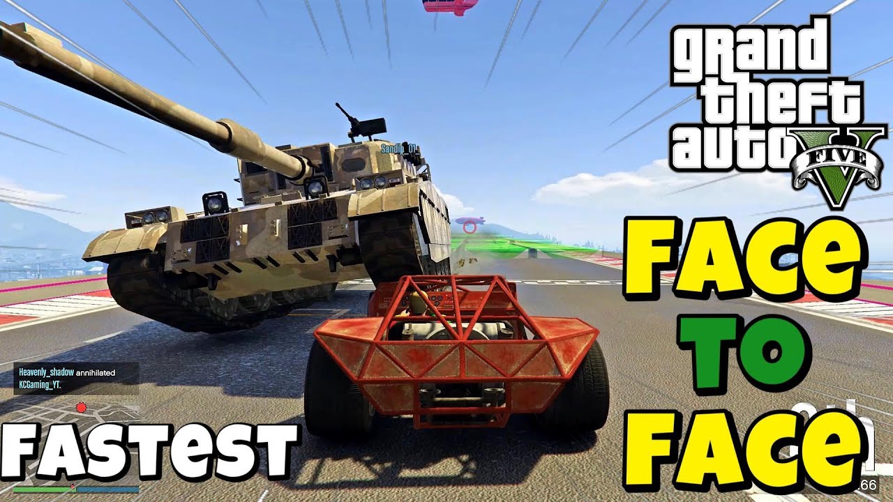 Fastest Ramp Face To Face Race 999℅ Easy #gta5