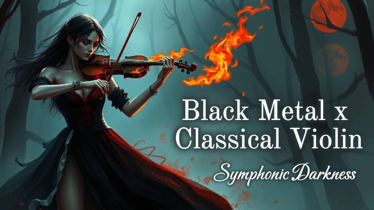 Symphonic Darkness: Black Metal x Classical Violin | Metal Sirens AI