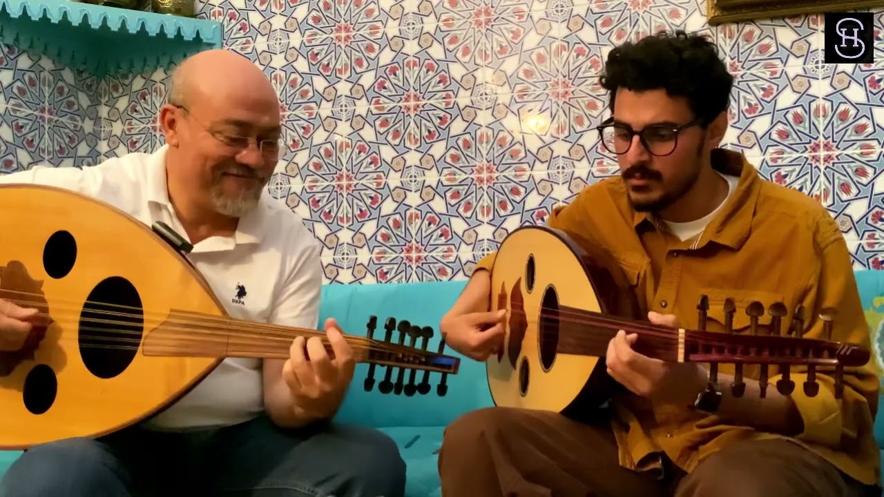 مع تلميذي الحبيب و سماعي ابراهيم العريان