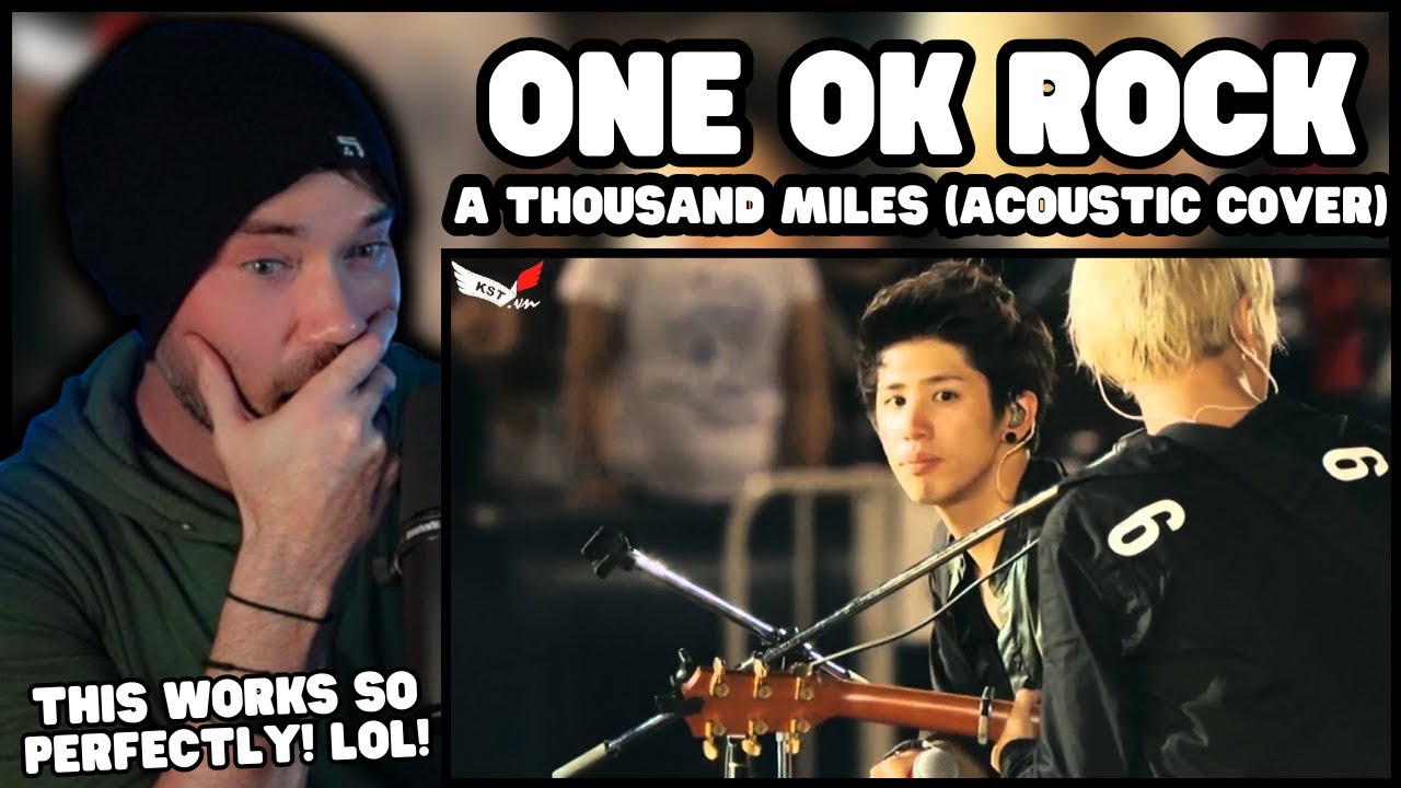 Metal Vocalist Reacts - ONE OK ROCK - A Thousand Miles (acoustic cover)