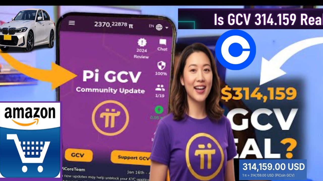Pi network GCV 314,159 Yes, it&rsquo;s real! &lrm;The value of Pi Coin has been conceptually confirmed