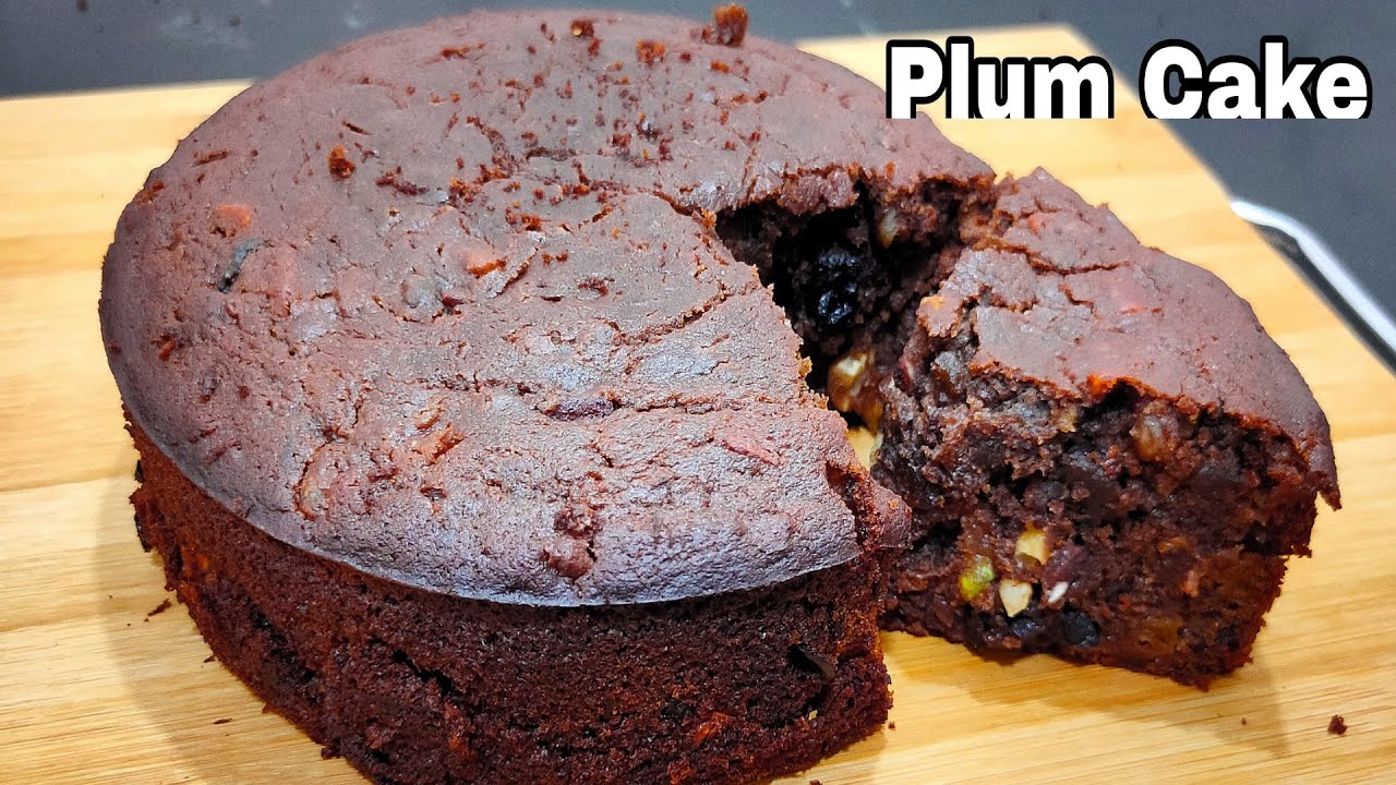TASTY PLUM CAKE IN COOKER |NO MAIDA NO OVEN NO EGG PLUM CAKE