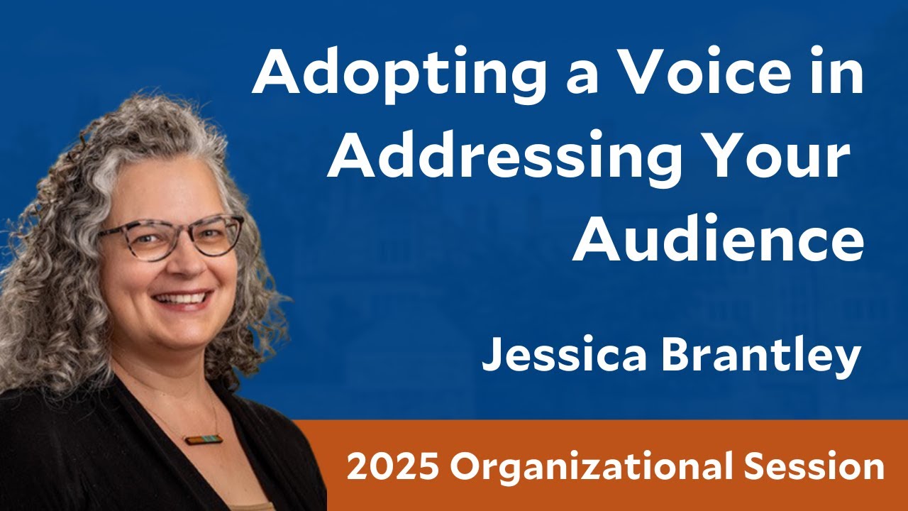 Adopting a Voice in Addressing Your Audience