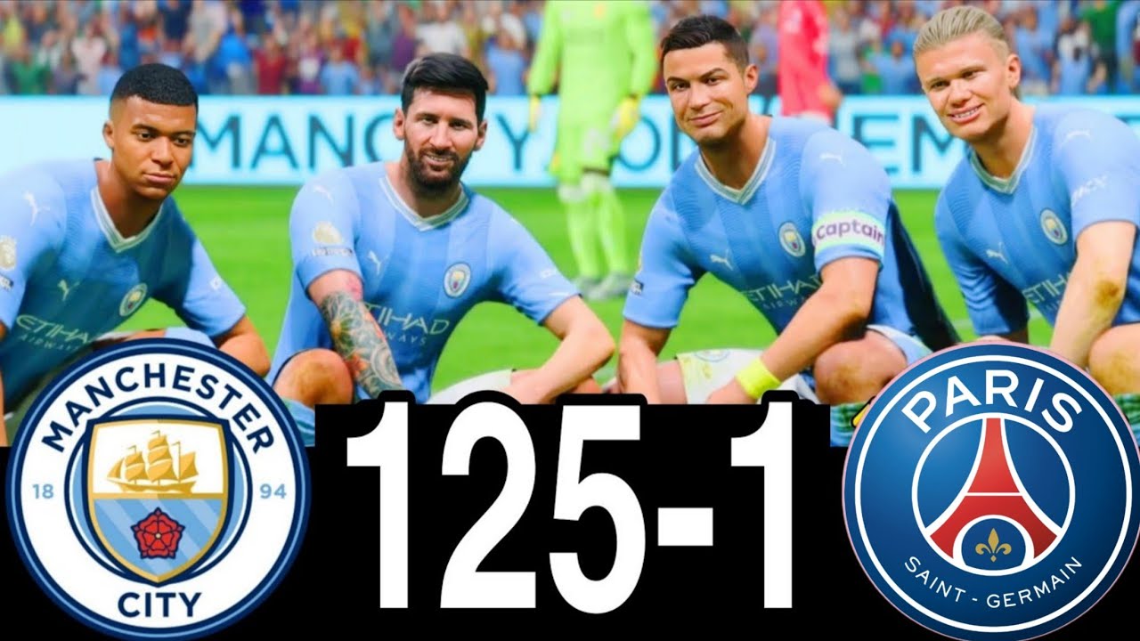 FC 25 -MESSI RONALDO NEYMAR & MBAPPE | ALL STARS |  AL NASSR 100-0 MANCHESTER UNITED