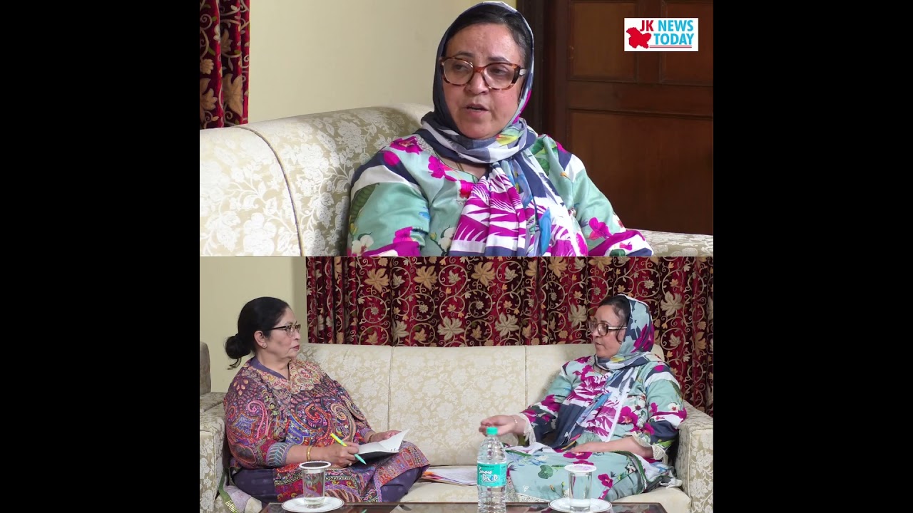 Sakina lists big achievements in Education Deptt | JK News Today