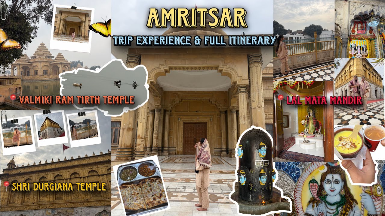 Amritsar series Ep:3 | Ram Tirth Temple | Lal Mata mandir | Durgiana Temple | Full Itinerary | Vlog