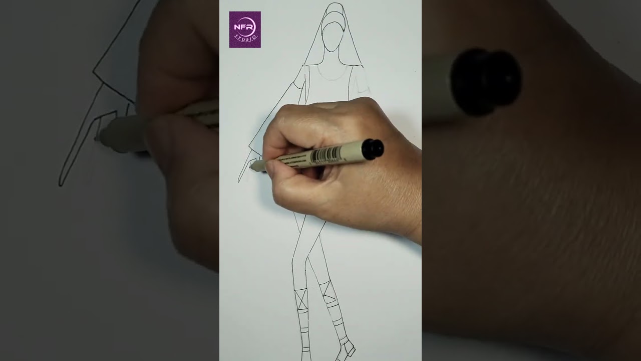 Design Fashion Sketch Greek Inspiration#fashiondesign #fashionsketches 