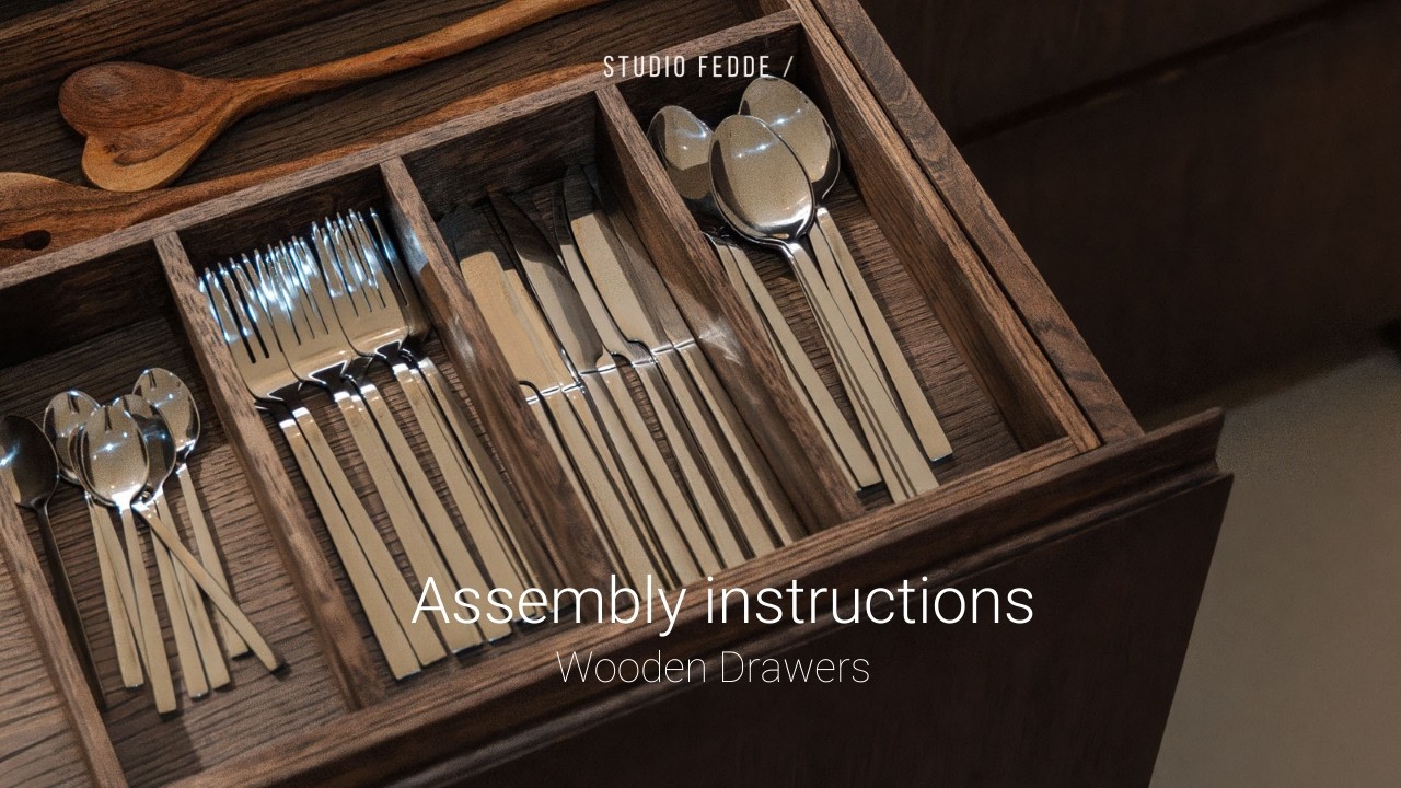 STUDIO FEDDE / WOODEN DRAWERS ASSEMBLY EN
