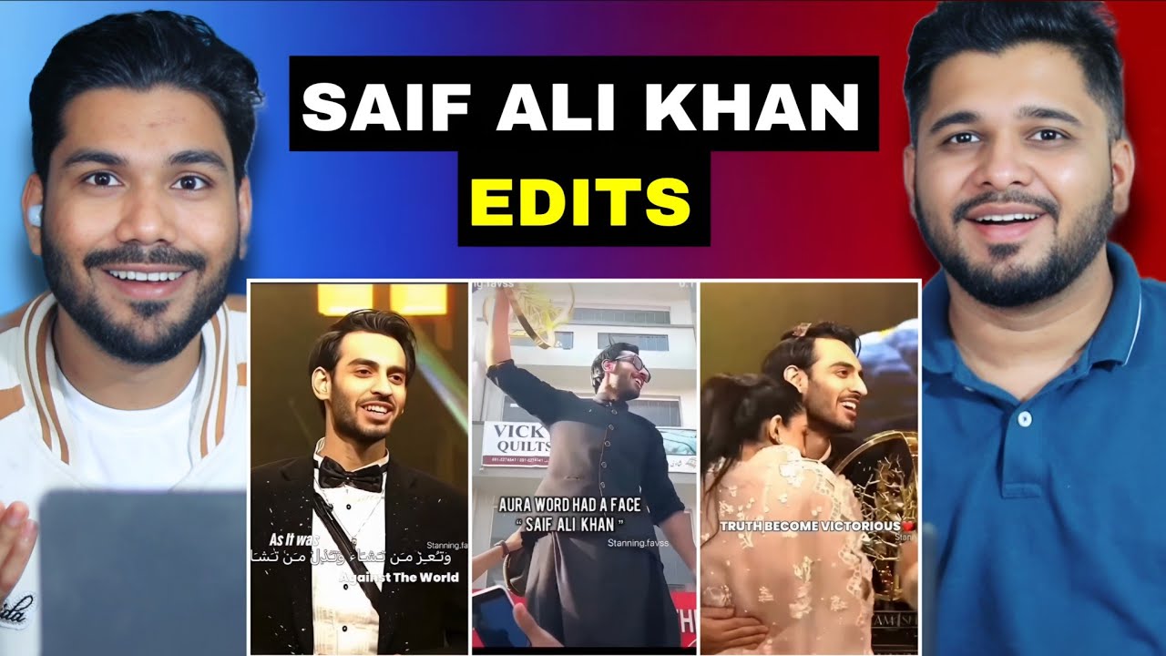 Reacting to Tamasha S4 Winner Saif Ali Khan Edits 