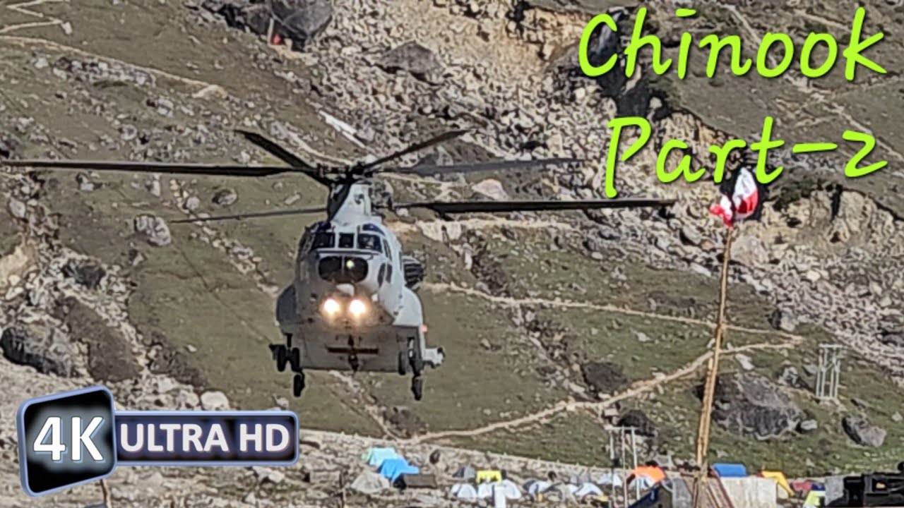 Chinook 🚁at Kedarnath unloading cargo part-2 #kedarnathhelicopter#chinookhelicopter #indianairforce 