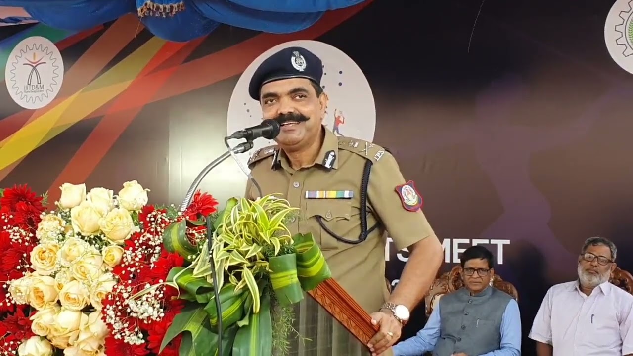 Dr. A Amal Raj IPS Commissioner of Tambaram City Police | Inauguration Speech at IIT Sports Meet|
