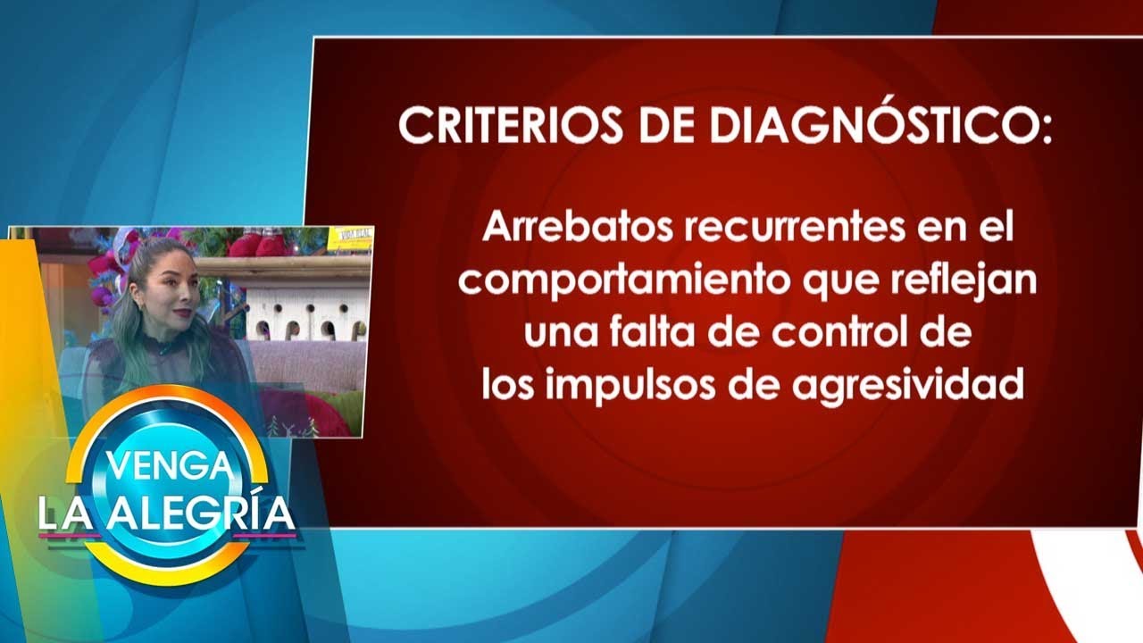 ¿Qué es el trastorno explosivo intermitente y cómo tratarlo? | Venga La Alegría