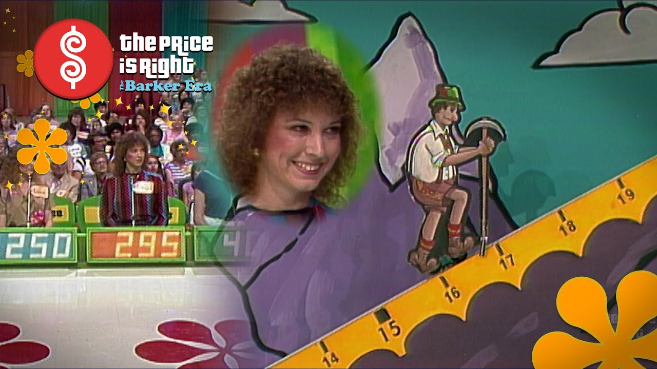 Contestant Goes OVER THE EDGE While Playing Cliff Hangers - The Price Is Right 1982