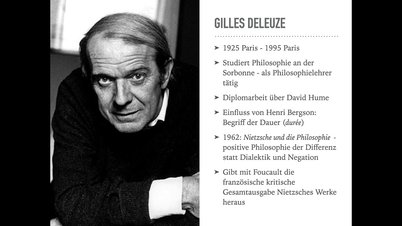 Gilles Deleuze und Felix Guattari - Einführung