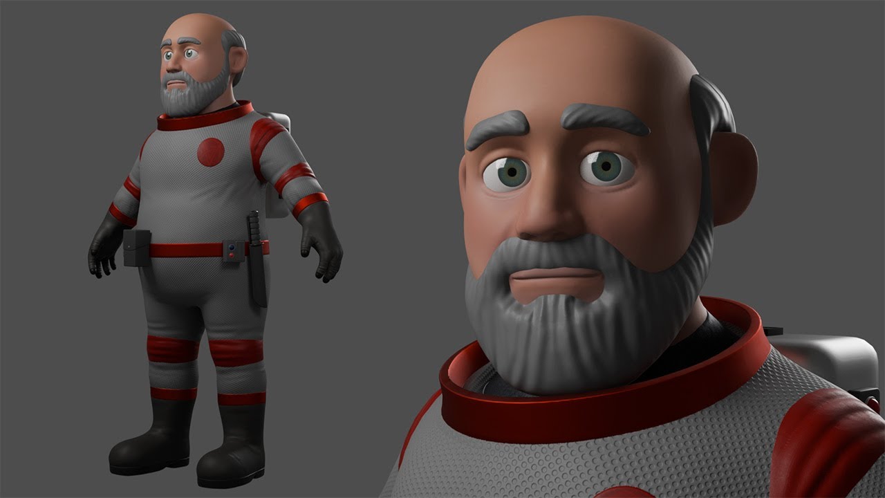 Blender Character Sculpting - narrated timelapse