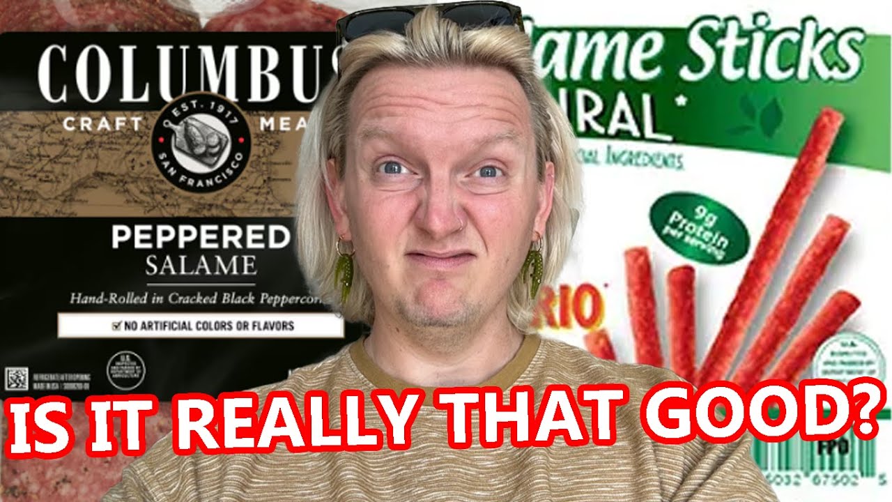 TRYING TRADER JOE'S SALAMI