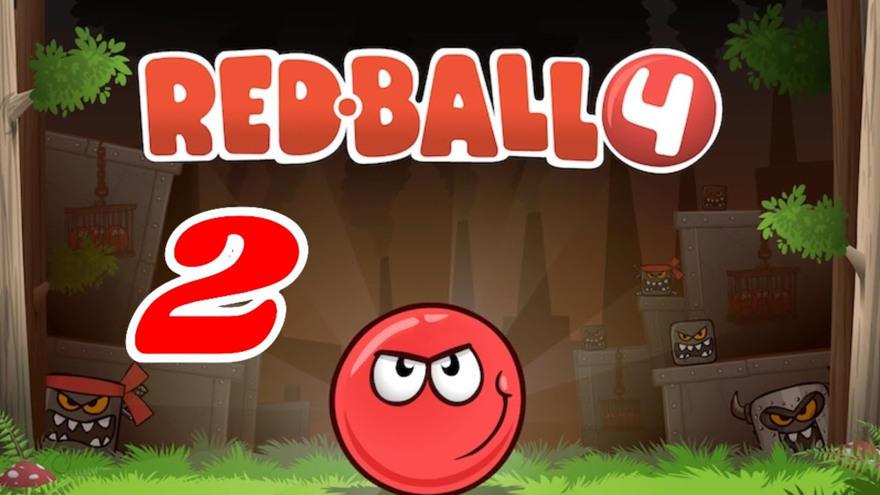 КРАСНЫЙ ШАР против БОССА зелёных холмов #2! Прохождение игры - Red Ball 4 от Max play.