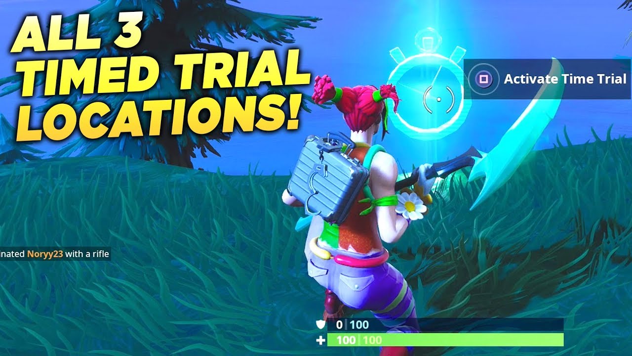 ALL 3 TIMED TRIAL LOCATIONS! 