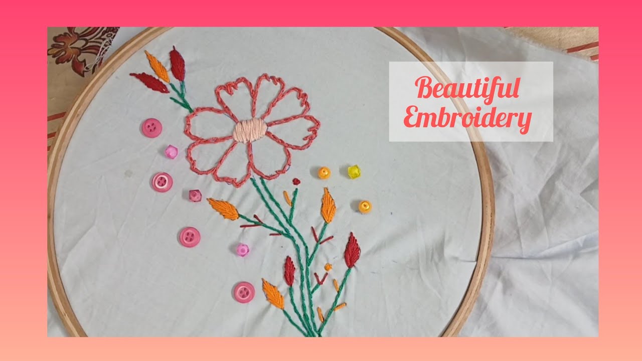 Hand ✋️ embroidery | Fun with shahnaz |