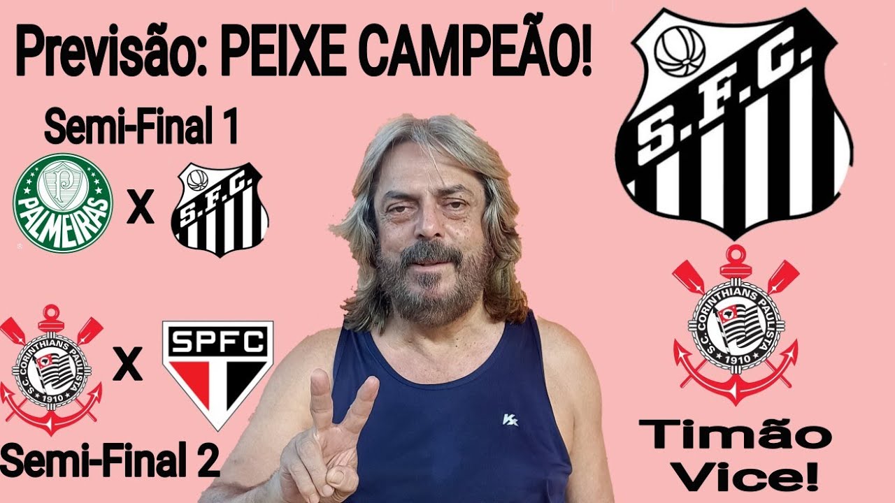 Previsão certeira! SANTOS  CAMPEÃO! CORINTHIANS Vice!