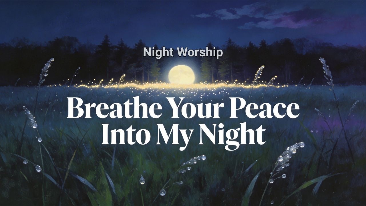 Breathe Your Peace Into My Night (Prayerful Soothing Worship Lullaby) | Light For The Soul 🙏