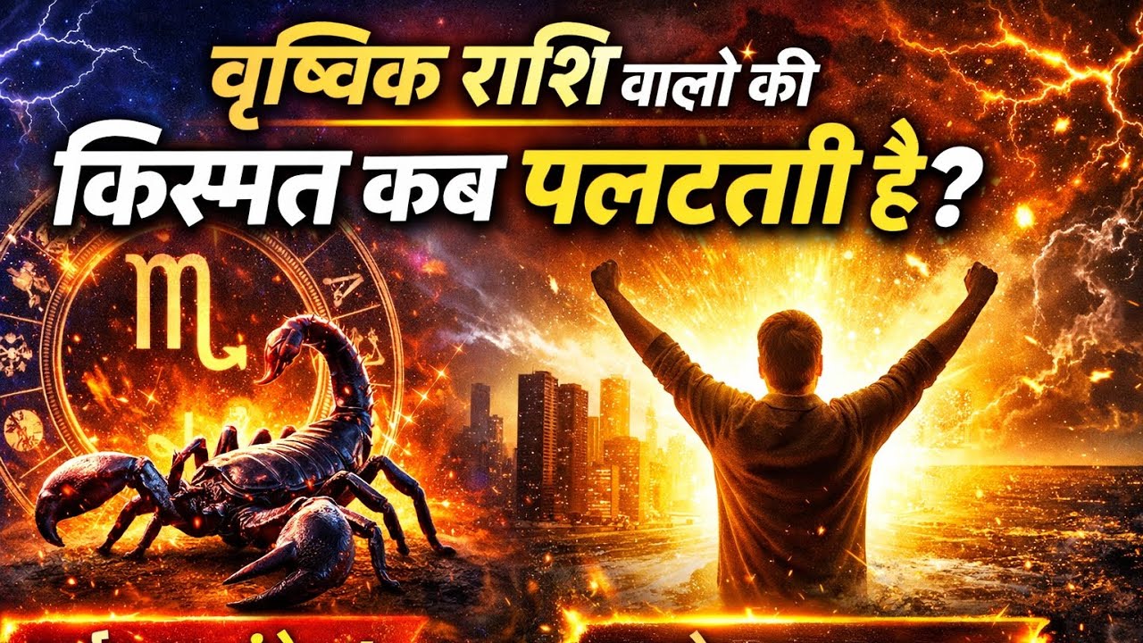 वृश्चिक राशि वालों की किस्मत कब पलटती है | ब्रह्मांड का गुप्त संकेत #astrology 