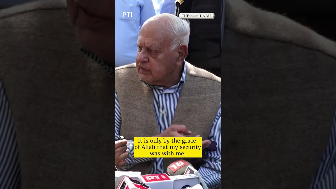 Farooq Abdullah raises police lapse after wedding shooting scare